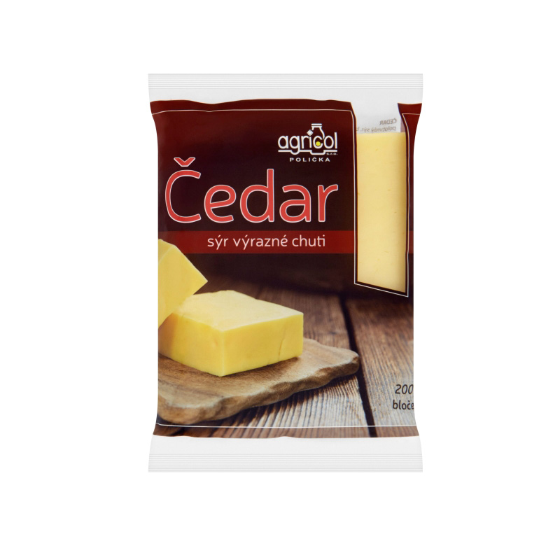 obrázek Agricol Čedar (50%)  bloček 200&nbsp;g